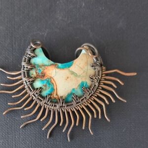 Imperial Jasper Moon Pendant